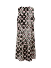 Regatta Black Orla Kiely Summer Sleeveless 100% Cotton Dress - Image 6 of 7