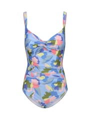 Regatta Blue Print Sakari Tummy Control Swimsuit - Image 6 of 8