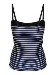 Regatta Blue/White Womens Aceana III Tankini Top - Image 7 of 8