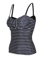 Regatta Blue/White Womens Aceana III Tankini Top - Image 8 of 8