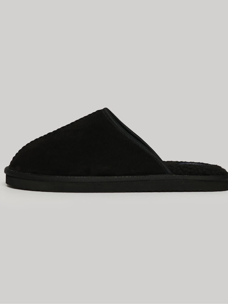 Superdry Black Mule Slippers - Image 2 of 3
