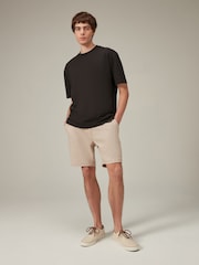 Stone - Elegante Chino-Shorts aus Jersey - Bild 2 von 9