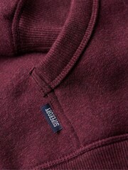Красный - Superdry 100% Cotton Essential Logo Zip-Up Hoodie - Image 6 of 6