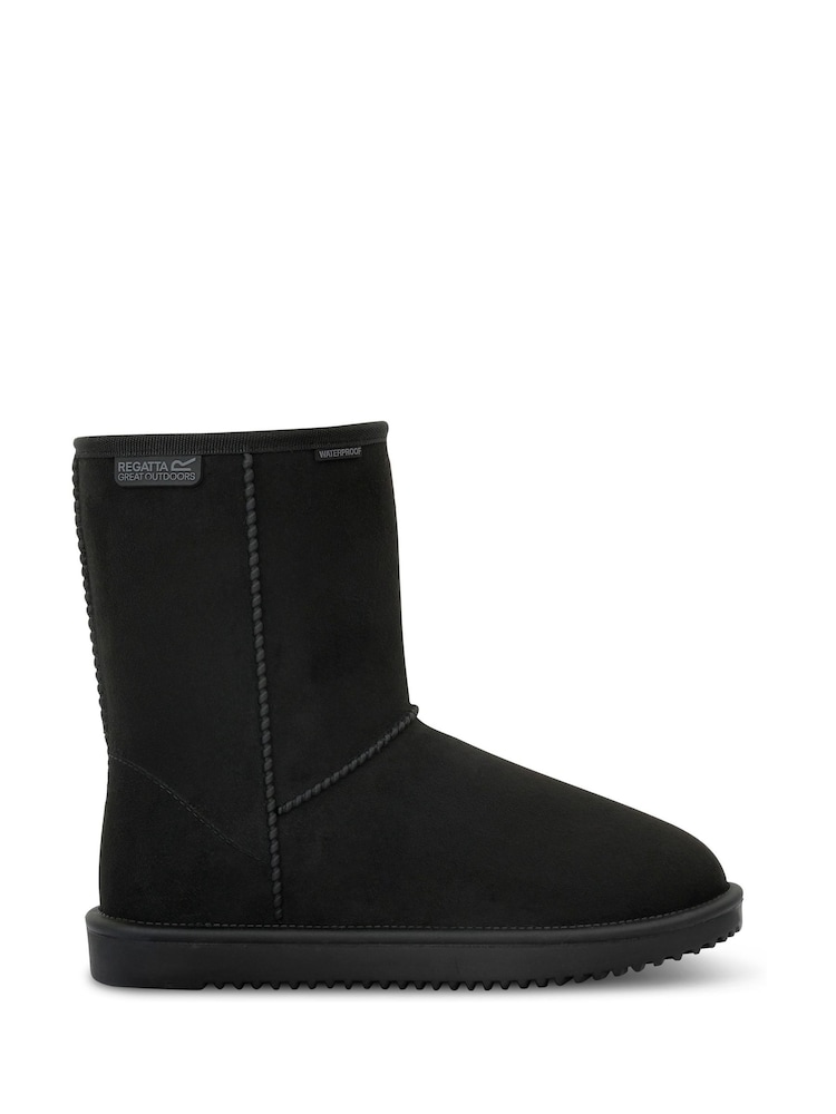 Negro - Regatta Risley Mid Waterproof Snow Boots - Imagen 1 de 6 Negro - Regatta Risley Mid Waterproof Snow Boots - Imagen 1 de 6