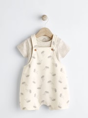 رمادي/أبيض حوت - أوفرول جيرسيه للبيبي (0 شهور - 3 سنوات) - صورة 1 من 10