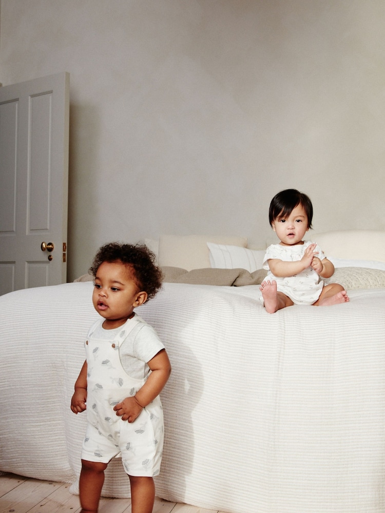 رمادي/أبيض حوت - أوفرول جيرسيه للبيبي (0 شهور - 3 سنوات) - صورة 10 من 10