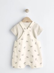 رمادي/أبيض حوت - أوفرول جيرسيه للبيبي (0 شهور - 3 سنوات) - صورة 2 من 10