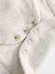 رمادي/أبيض حوت - أوفرول جيرسيه للبيبي (0 شهور - 3 سنوات) - صورة 8 من 10