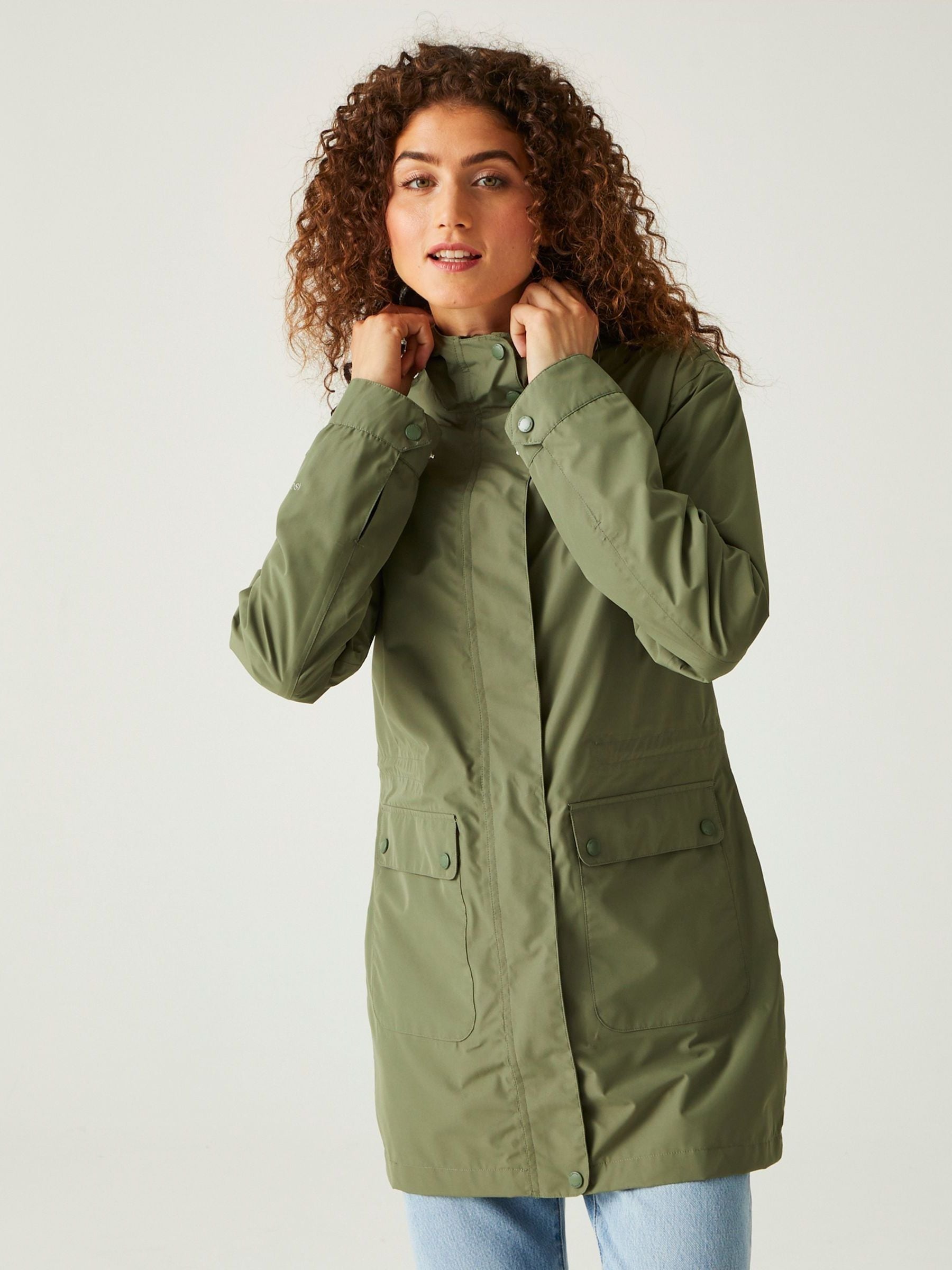 Green regatta waterproof jacket shop