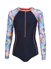 Regatta Blue Willowfield Swimsuit with Tummy Control and UV50+ Protection - Image 5 of 7