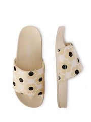 Regatta Cream Orla Kiely Sliders - Image 3 of 6