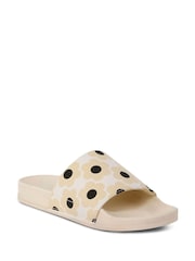 Regatta Cream Orla Kiely Sliders - Image 4 of 6