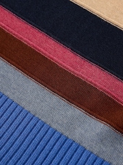 White Stuff Blue Sienna Stripe Stitch Jumper - Image 7 of 7