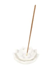 Something Different White White Lotus Flower Incense Stick Holder - Image 2 of 4