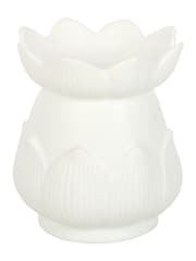 Something Different White White Lotus Flower Oil Burner - Image 3 of 5