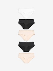 Praline Nude Short Microfibre Knickers 5 Pack - Image 1 of 4