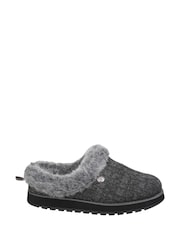 Skechers Grey Keepsakes Ice Angel Mule Slippers - Image 1 of 4