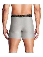 Under Armour Grey Performance Tech Boxers 3 Pack - Image 7 of 7