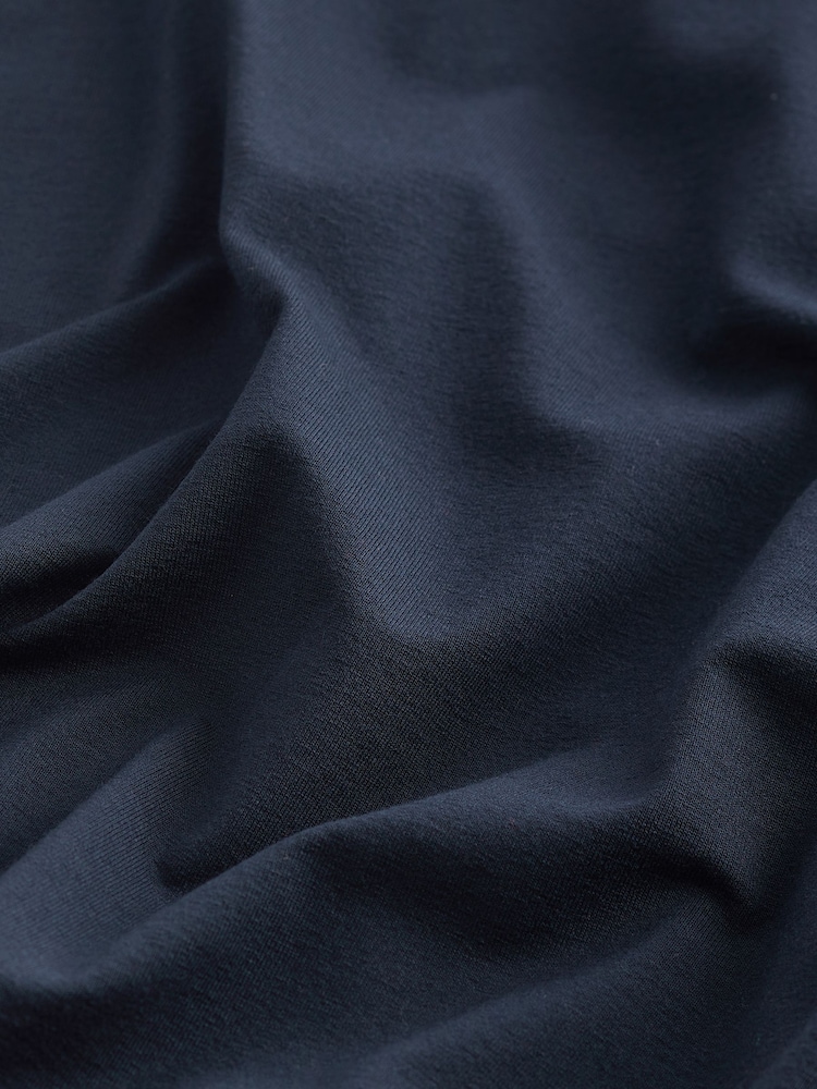Navy Blue Long Sleeve Tunic Top - Image 7 of 7