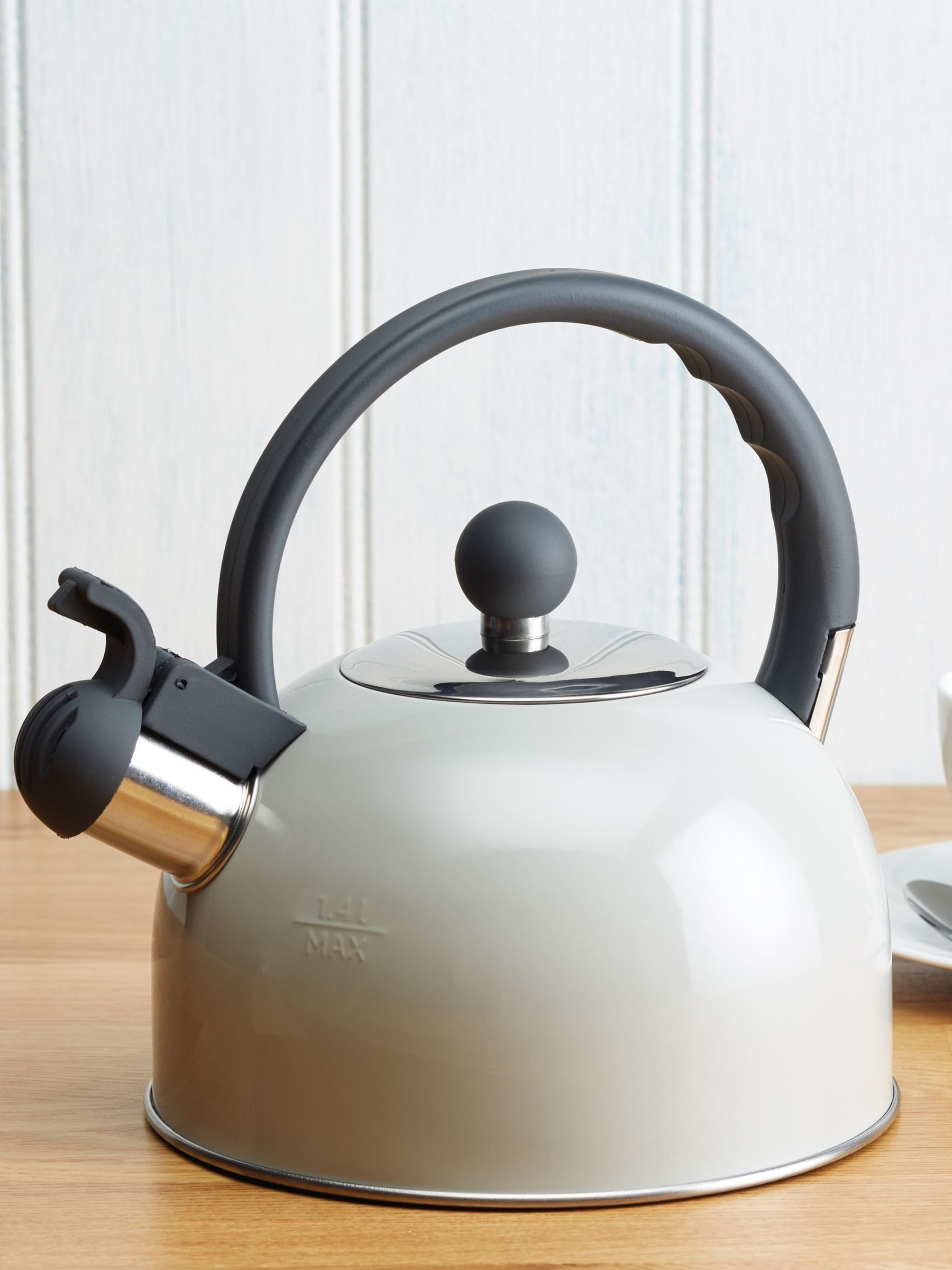 Buy Kitchencraft Grey Living Nostalgia Whistling Kettle from Next USA