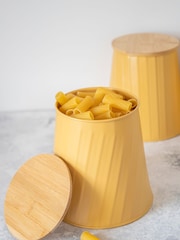 Kitchencraft Yellow 3 Pieces Storage Canisters - Image 1 of 2