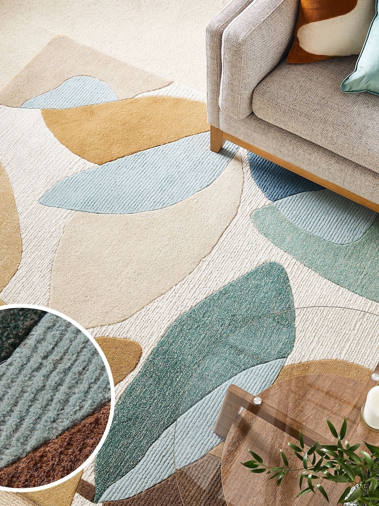 Green Leaf Rug - Image 1 of 7