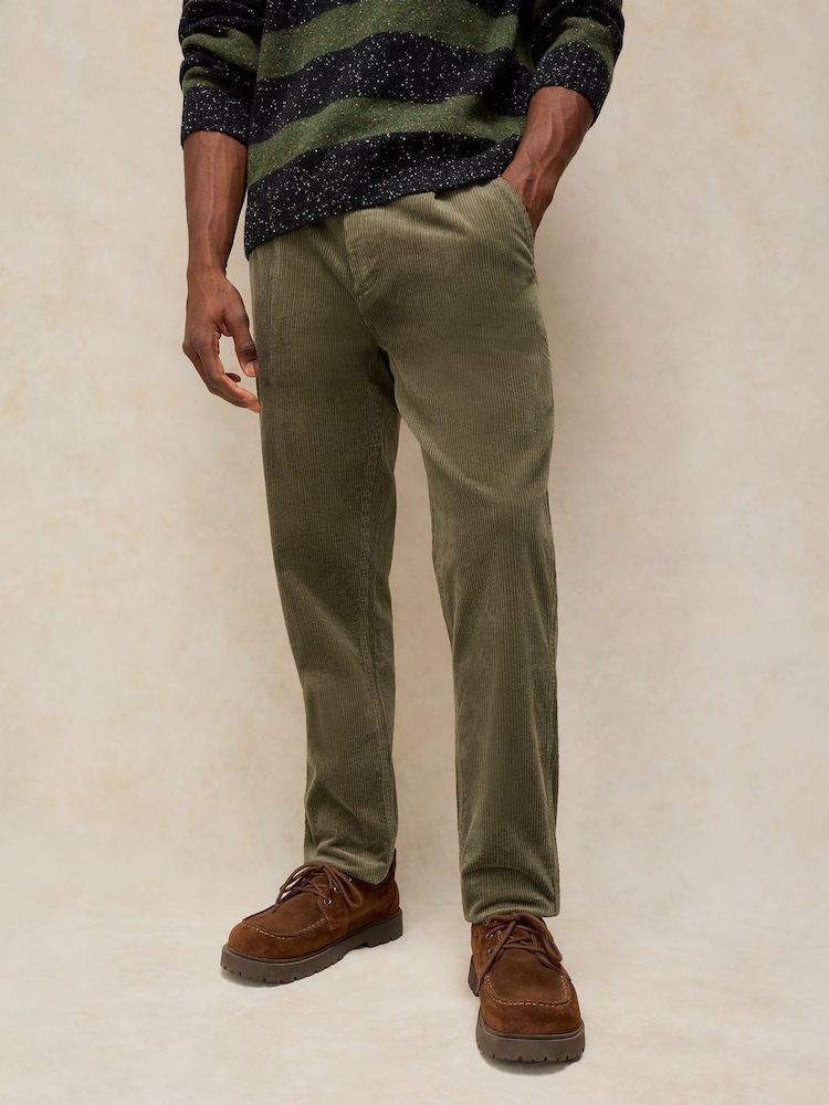 Khaki Zeleno - White Stuff Kimber Pantalone od kordura - Slika 2 od 6