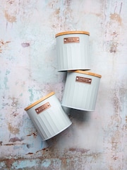 Kitchencraft Light Blue 3 Pieces Storage Canisters - Image 1 of 3