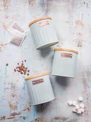 Kitchencraft Light Blue 3 Pieces Storage Canisters - Image 2 of 3
