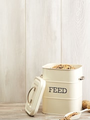 Kitchencraft Cream Living Nostalgia Garden Pet Food Tin - Image 1 of 3