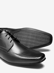 Black Leather Panel Lace-Up Shoes - Image 3 of 4