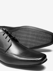 Black Leather Panel Lace-Up Shoes - Image 4 of 4
