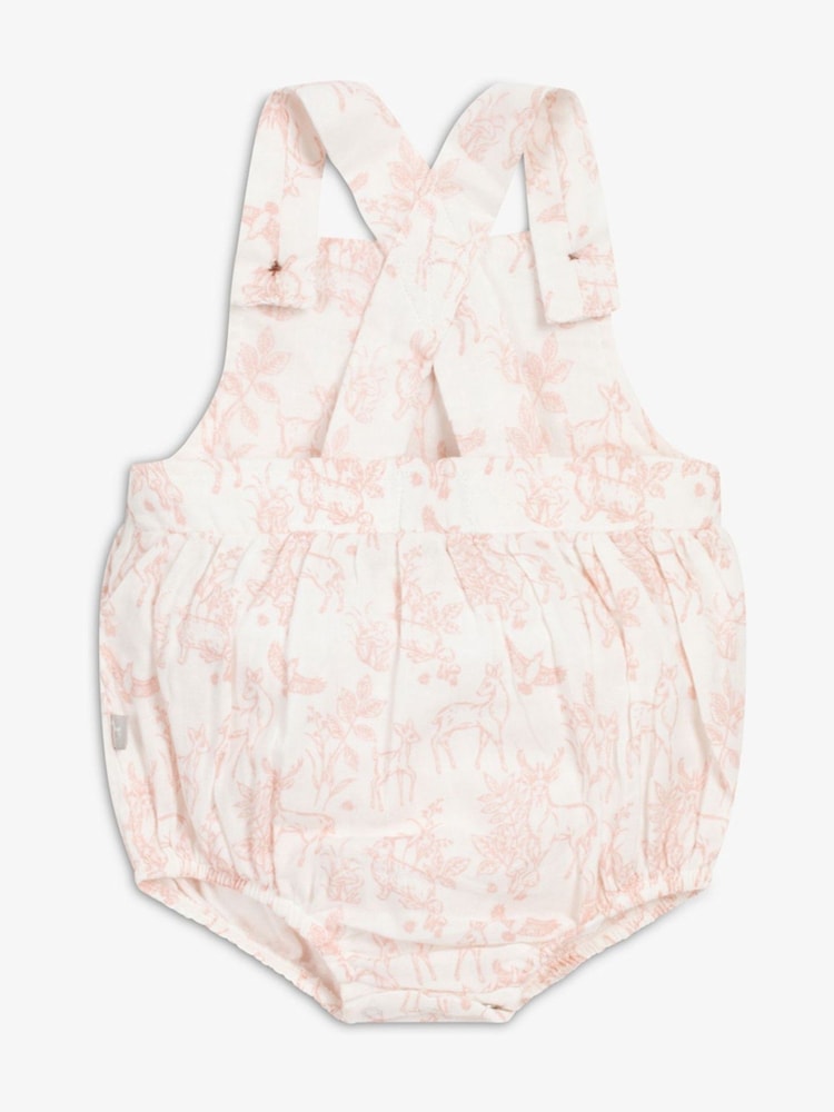 The Little Tailor Baby Woven 100% Cotton Rompersuit - Image 2 of 5 The Little Tailor Baby Woven 100% Cotton Rompersuit - Image 2 of 5