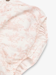 The Little Tailor Baby Woven 100% Cotton Rompersuit - Image 3 of 5