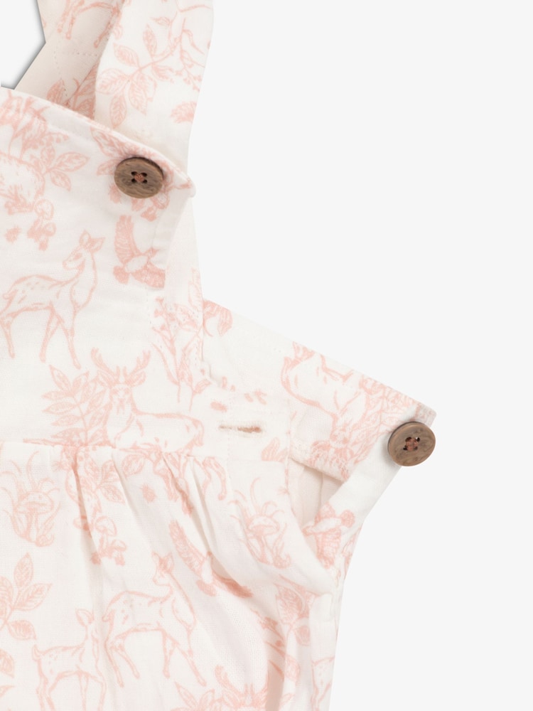 The Little Tailor Baby Woven 100% Cotton Rompersuit - Image 4 of 5