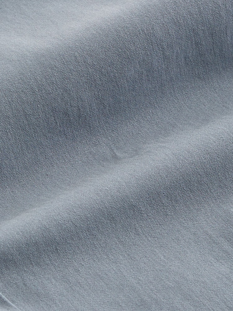 Серо-синий - Прямой крой - Эластичные брюки чинос - Image 9 of 9