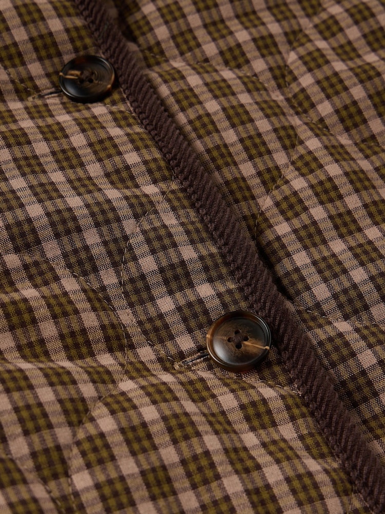 White Stuff Brown Arden Reversible Jacket - Image 7 of 7
