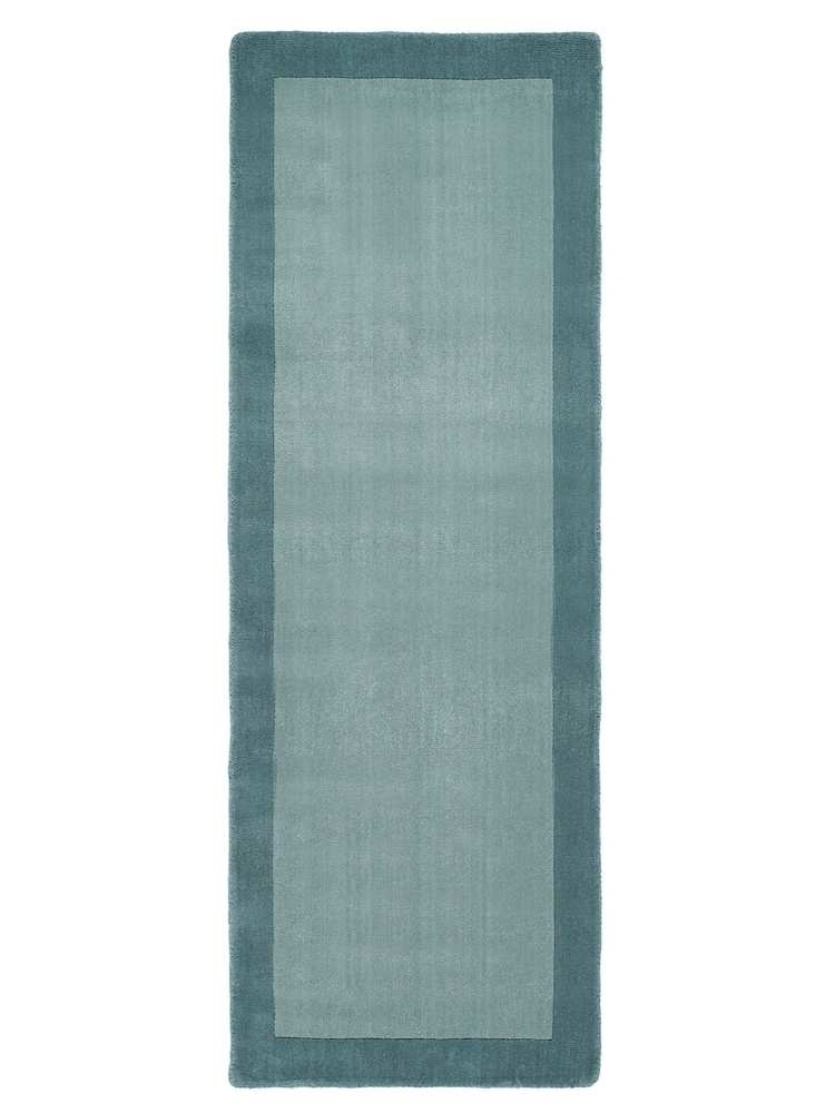 Origin Rug Collection. Duck Egg Blue Runner - Image 2 of 4