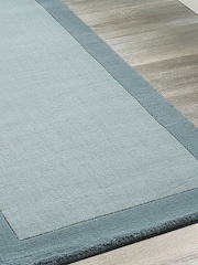 Origin Rug Collection. Duck Egg Blue Runner - Image 4 of 4