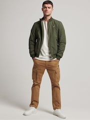 Superdry Green Training Harrington Jacket - Image 2 of 5