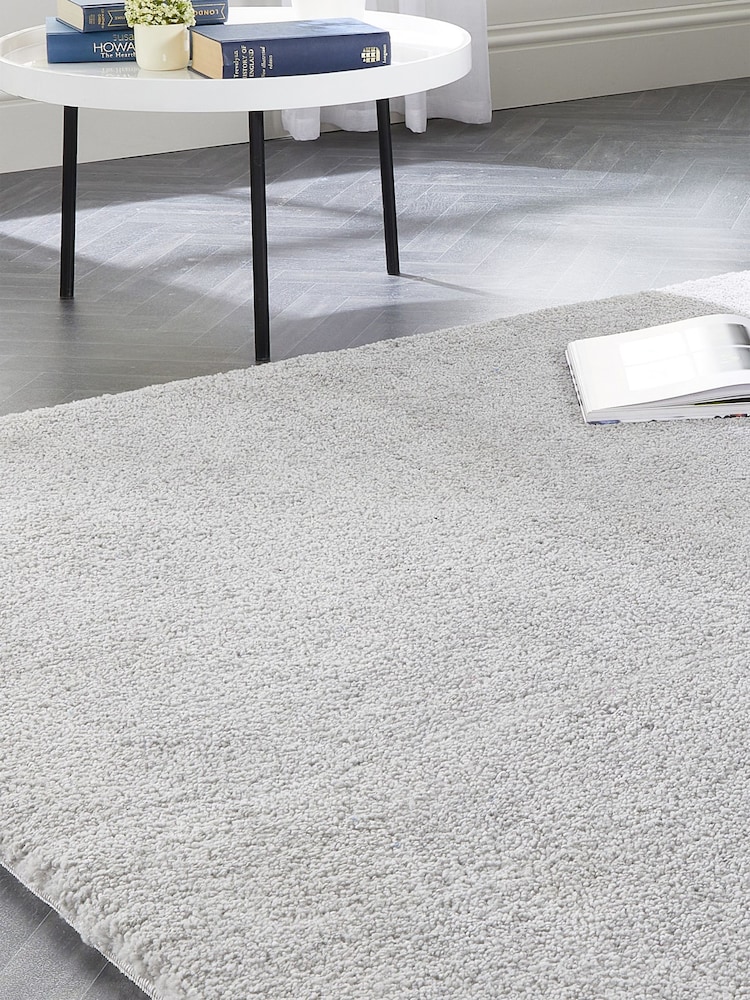 My Lux Silver Washable Rug - Image 1 of 4