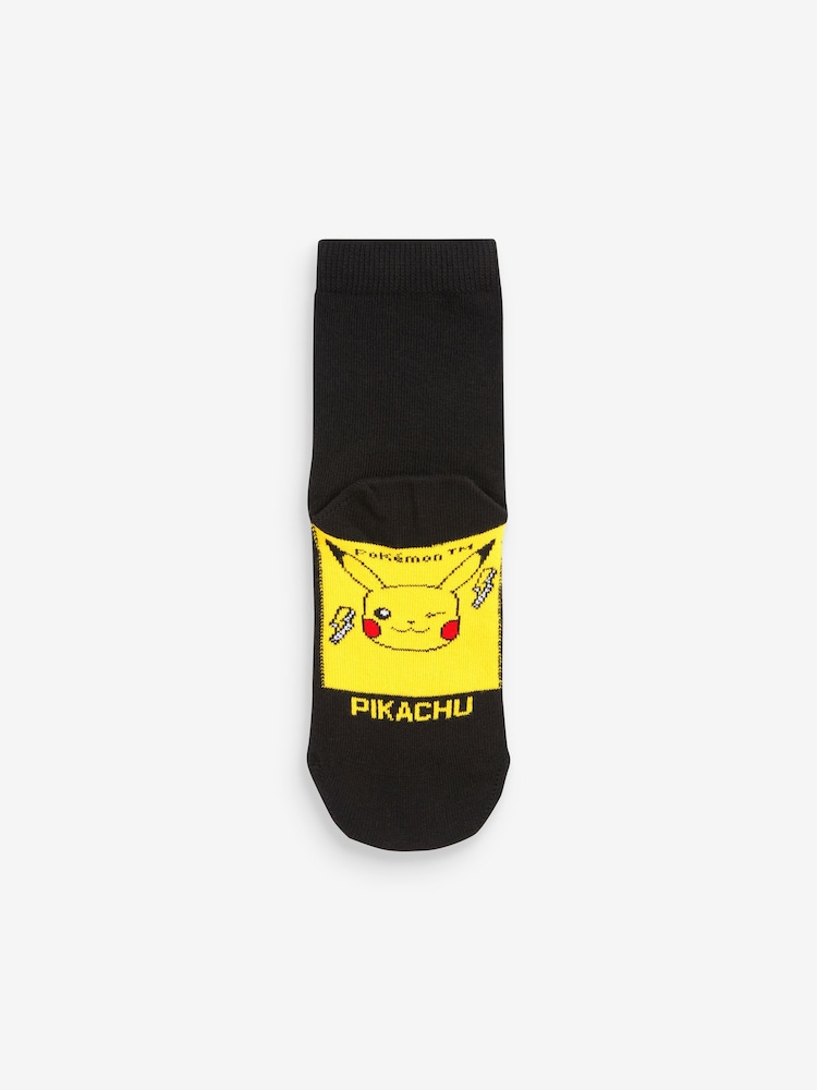 Black 5 Pack Cotton Rich Socks - Image 2 of 6