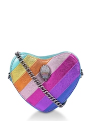 Kurt Geiger London Pink Kensington Heart Cross Body Bag - Image 1 of 5
