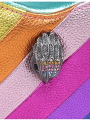 Kurt Geiger London Pink Kensington Heart Cross Body Bag - Image 4 of 5
