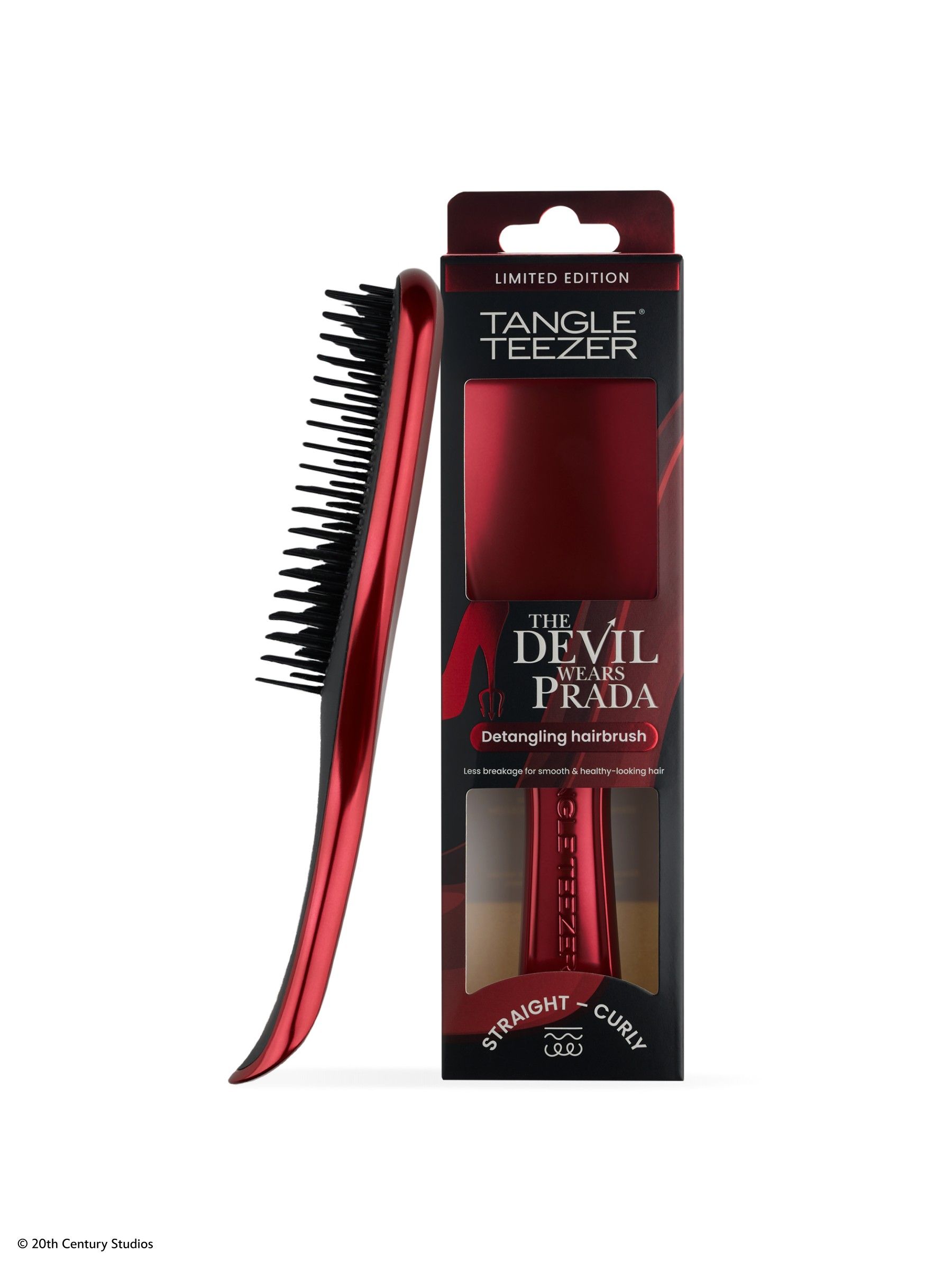 Tangle Teezer Unisex Red X Devil Wears Prada The Ultimate Detangler Hair Brush - Image 1
