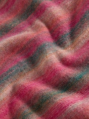 White Stuff Pink Spacedye V-Neck Jumper - Image 6 of 6