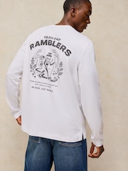 White Stuff Horsham Long Sleeve Graphic T-Shirt - Изображение 2 6