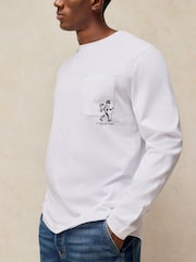 White Stuff Horsham Long Sleeve Graphic T-Shirt - Изображение 3 6