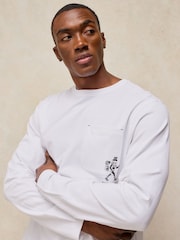 White Stuff Horsham Long Sleeve Graphic T-Shirt - Изображение 4 6