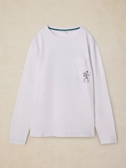 White Stuff Horsham Long Sleeve Graphic T-Shirt - Изображение 5 6